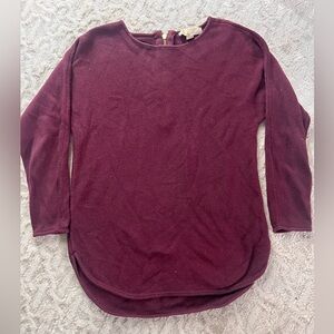 Michael Kors Burgundy Blouse